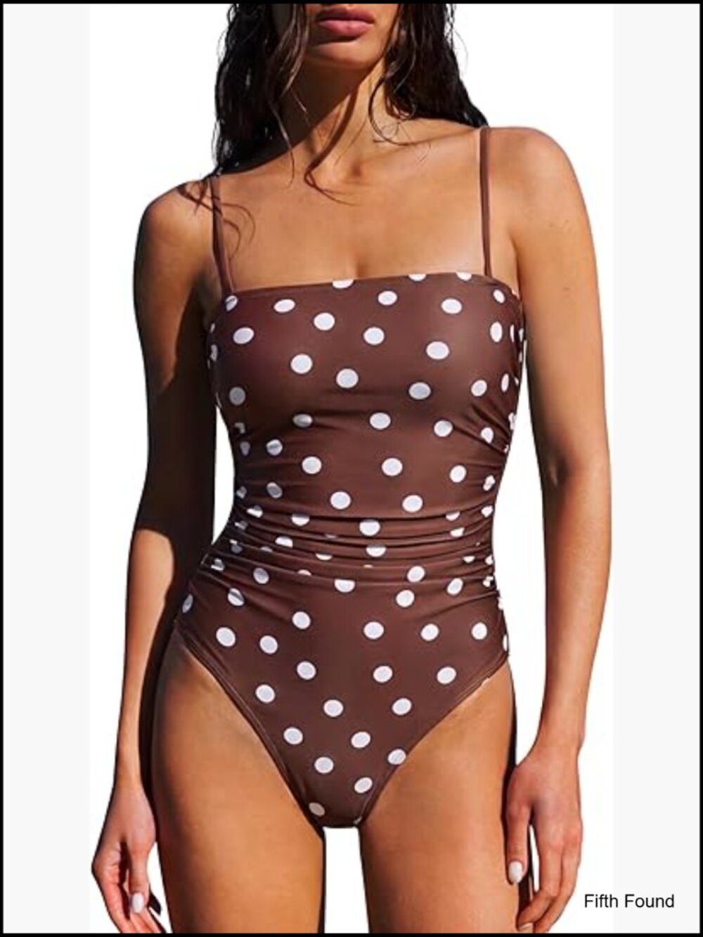 Sexy One Piece Swimsuit Tummy Control Square Neck